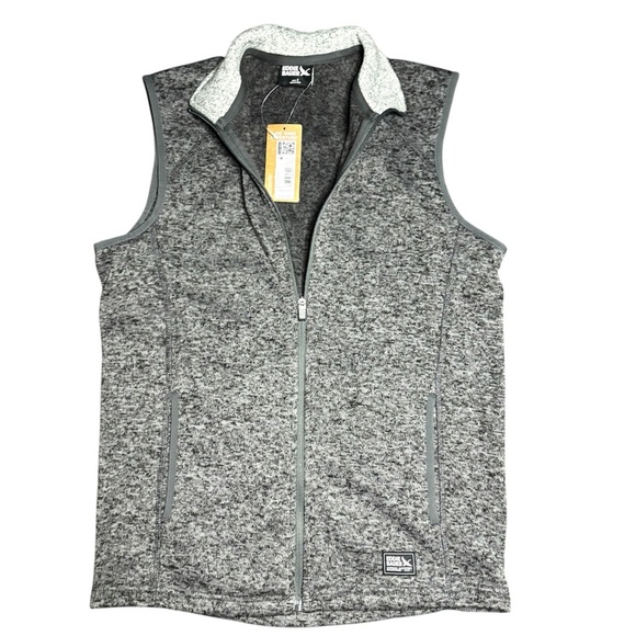 Eddie Bauer Radiator Fleece Vest Gray Heather Men’s Small - Picture 1 of 8